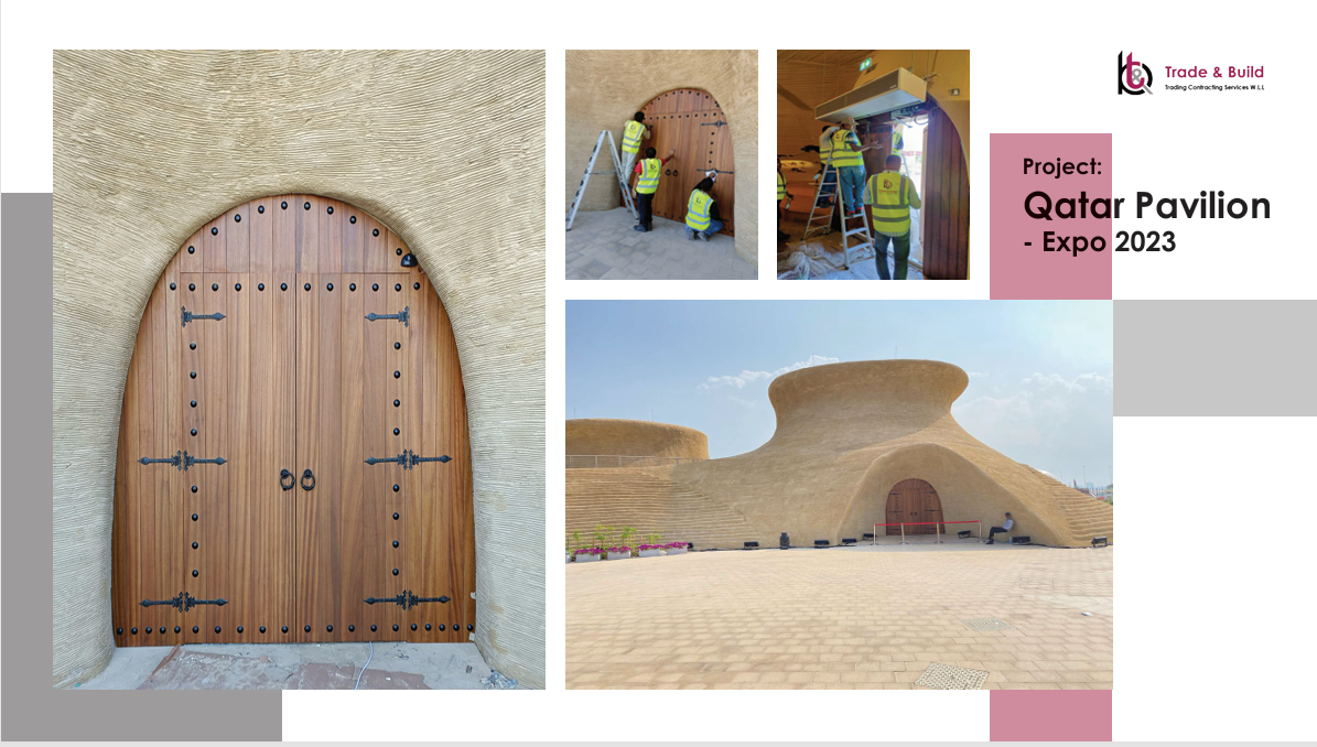 Qatar Pavilion Expo 2023 project collage